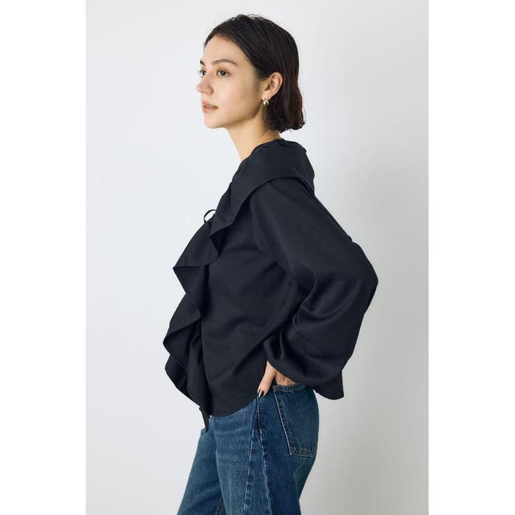 レースアップラッフルブラウス | AZUL BY MOUSSY | 詳細画像9 