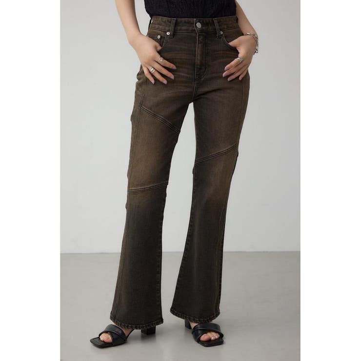 BLK | AZUL DENIM スウィッチングフレアデニム | AZUL BY MOUSSY