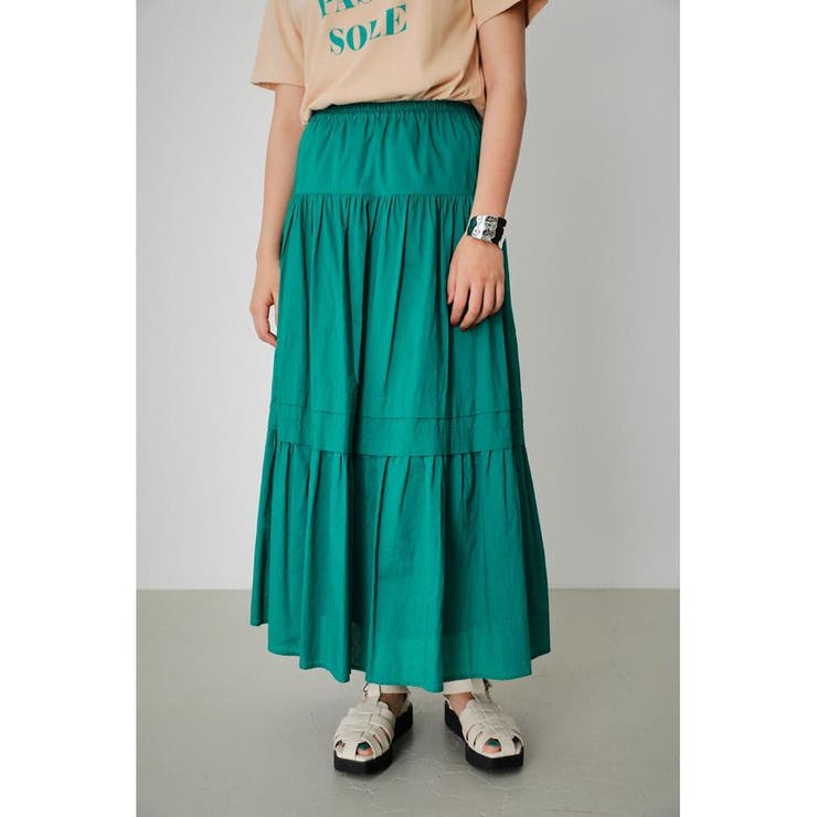 COTTON TIERED SKIRT[品番：AZLW0019958]｜AZUL BY MOUSSY（アズール