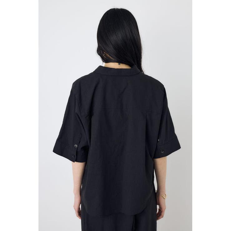 フレンチリネンCOOLMAXショートドルマンシャツ | AZUL BY MOUSSY | 詳細画像11 
