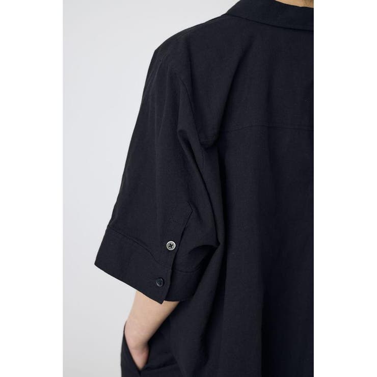 フレンチリネンCOOLMAXショートドルマンシャツ | AZUL BY MOUSSY | 詳細画像14 