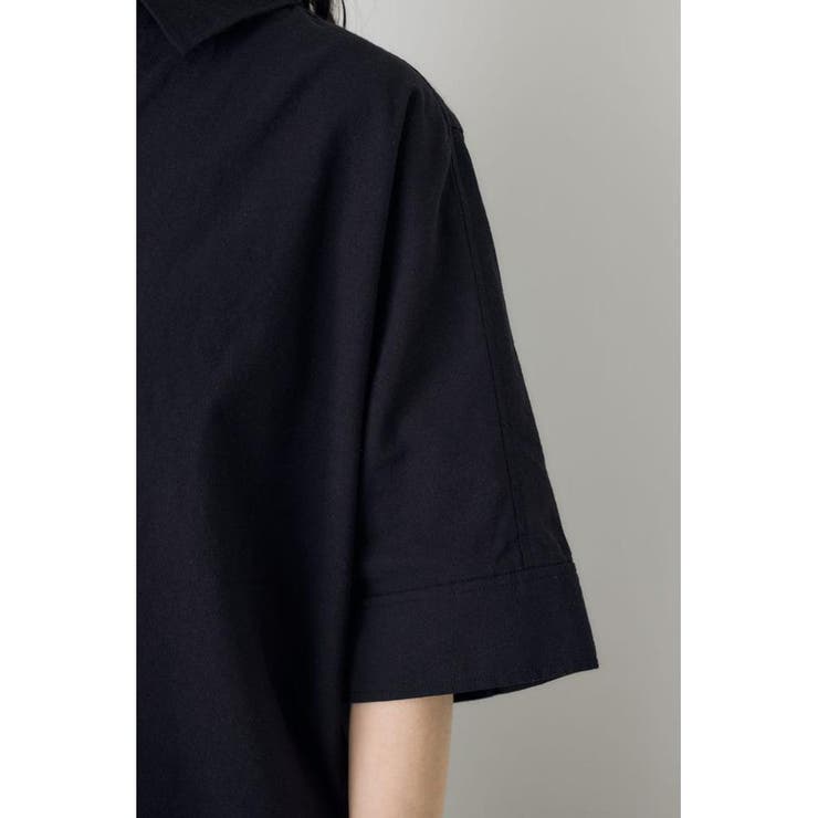 フレンチリネンCOOLMAXショートドルマンシャツ | AZUL BY MOUSSY | 詳細画像15 
