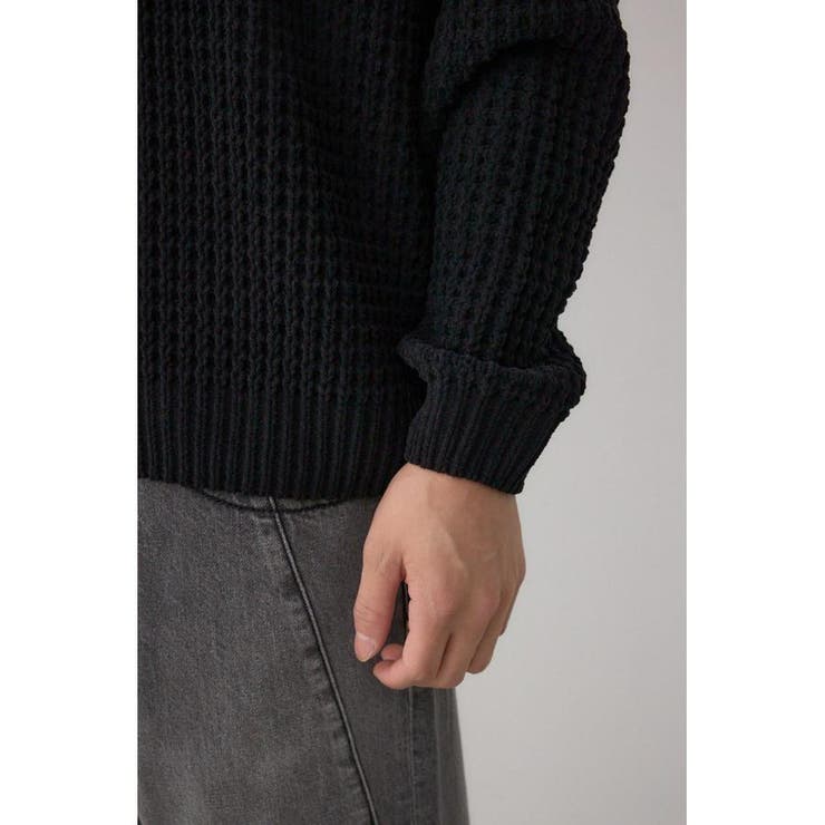 ワッフル編みマットモールニット | AZUL BY MOUSSY | 詳細画像21 