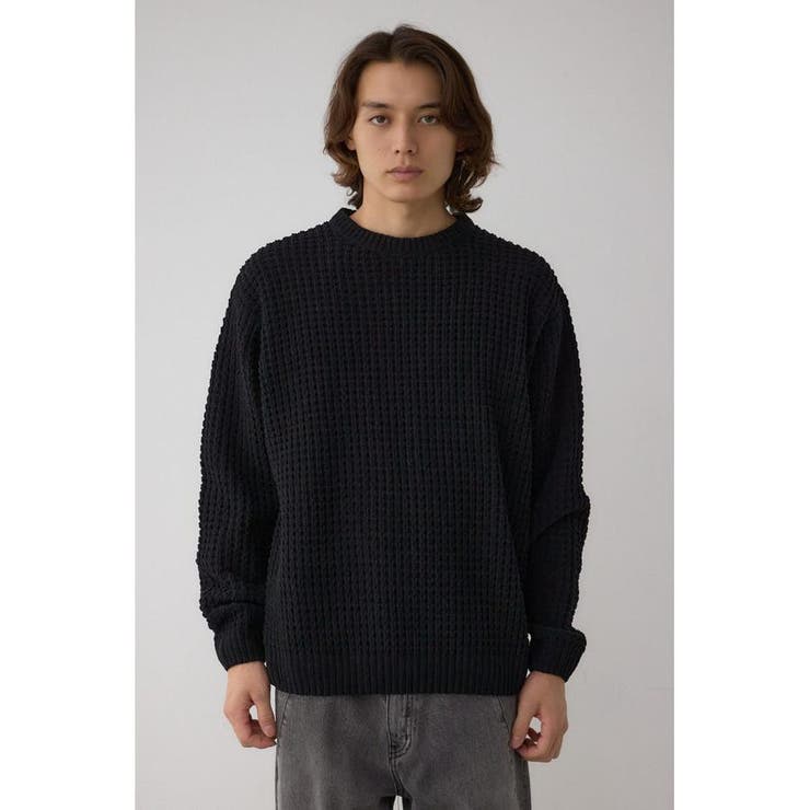 ワッフル編みマットモールニット | AZUL BY MOUSSY | 詳細画像16 