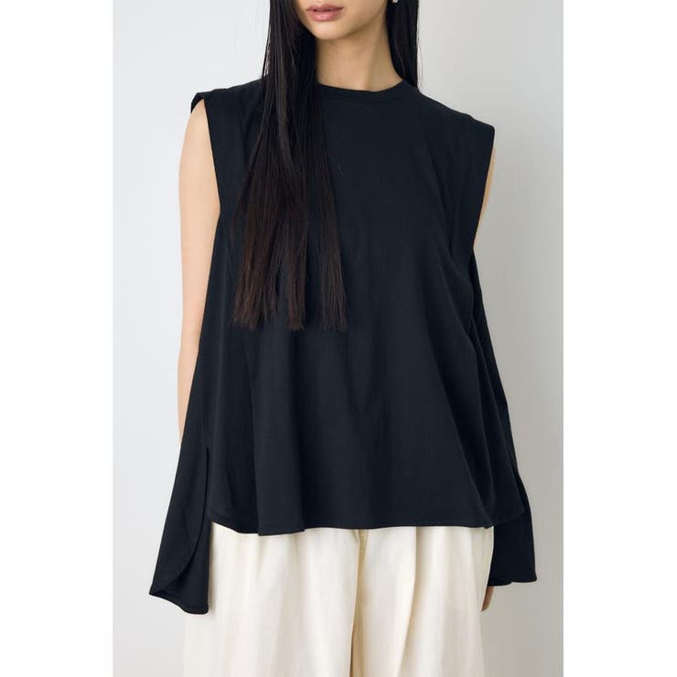 リュクスフローノースリフレアカットトップス | AZUL BY MOUSSY | 詳細画像12 