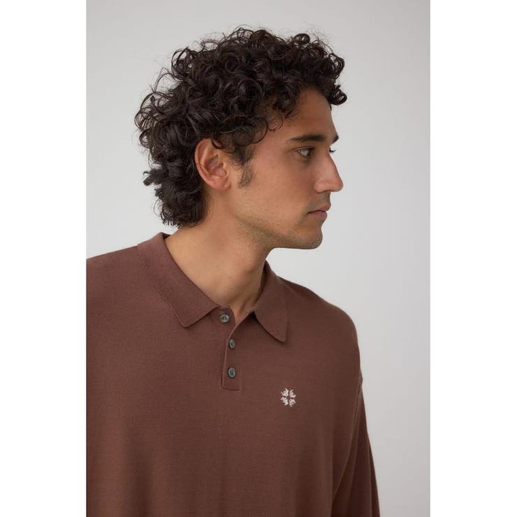 C/Tワンポイントニットポロシャツ | AZUL BY MOUSSY | 詳細画像23 