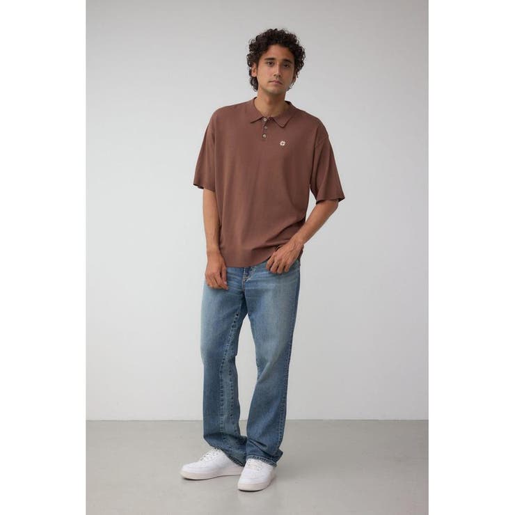 C/Tワンポイントニットポロシャツ | AZUL BY MOUSSY | 詳細画像25 