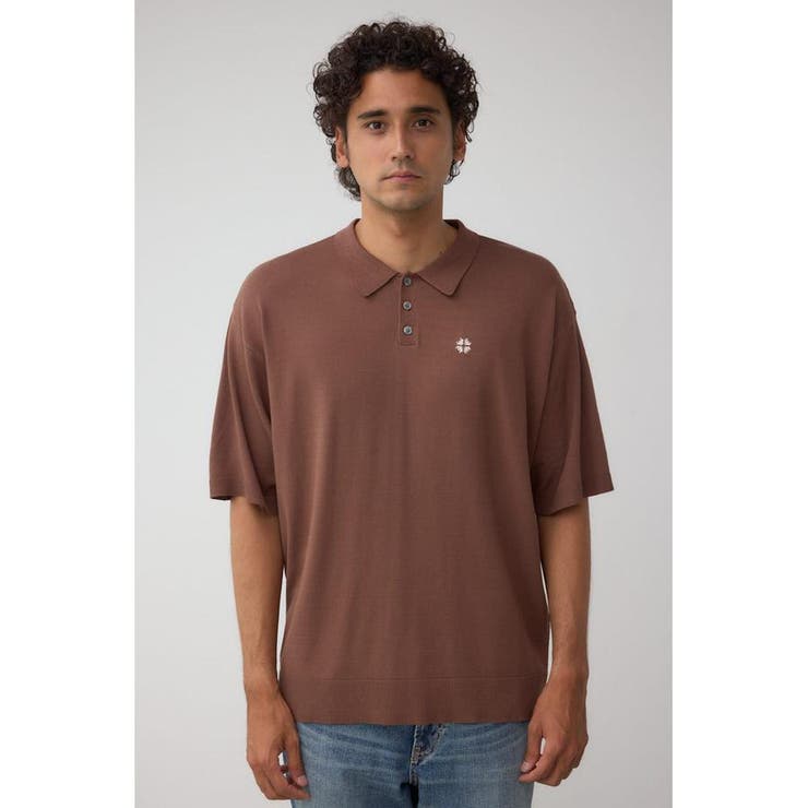 C/Tワンポイントニットポロシャツ | AZUL BY MOUSSY | 詳細画像26 