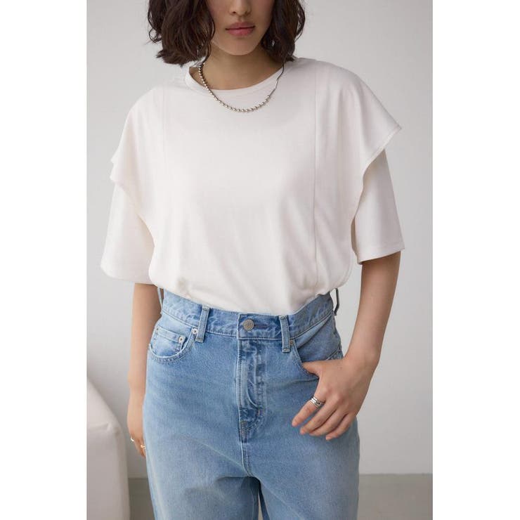 O/WHT1 | ラッフルカットトップス | AZUL BY MOUSSY