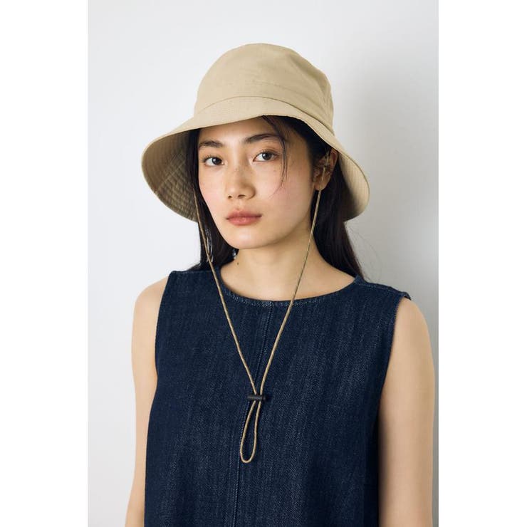 BEG | コード付きナイロンハット | AZUL BY MOUSSY