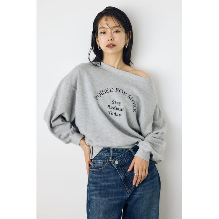 2WAYロゴ裏毛トップス | AZUL BY MOUSSY | 詳細画像28 