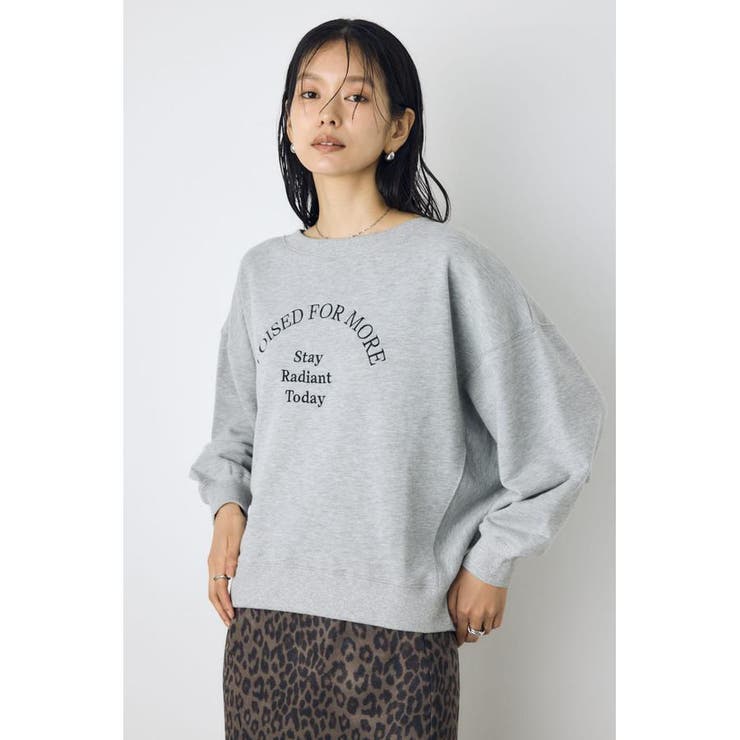 T.GRY | 2WAYロゴ裏毛トップス | AZUL BY MOUSSY