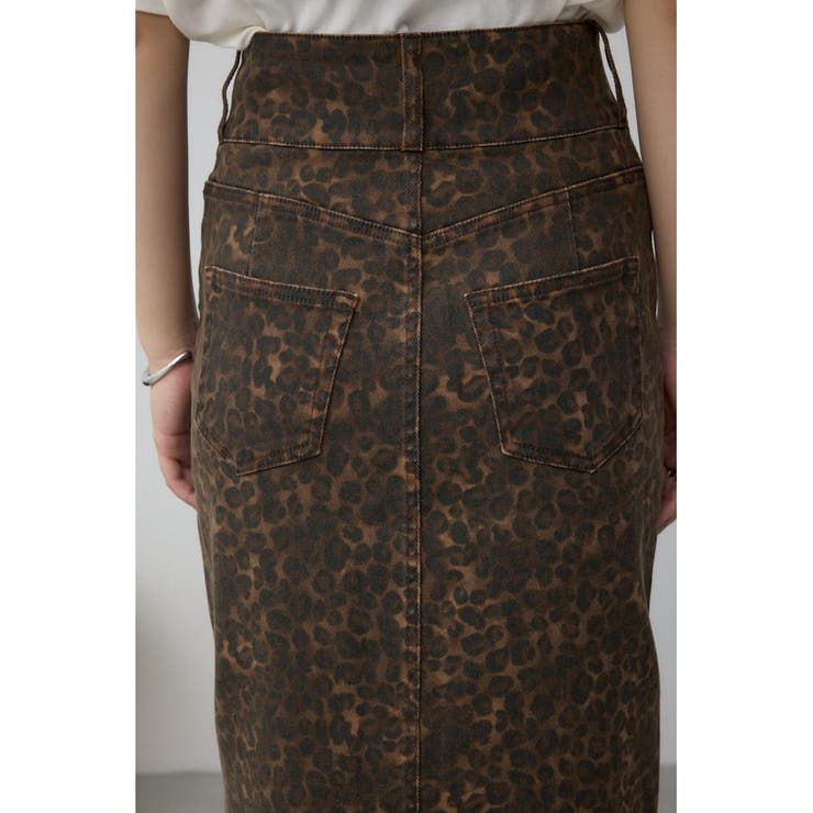 AZUL DENIM レオパードハイウエストスカート | AZUL BY MOUSSY | 詳細画像9 