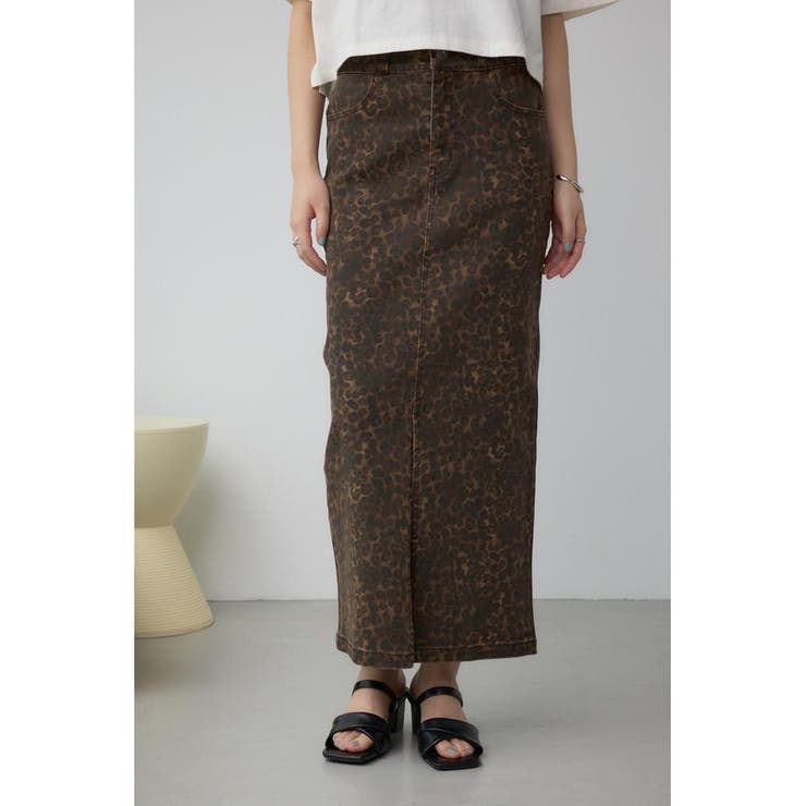 AZUL DENIM レオパードハイウエストスカート | AZUL BY MOUSSY | 詳細画像2 