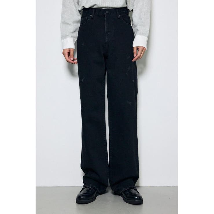 AZUL DENIM ダメージワイドデニム | AZUL BY MOUSSY | 詳細画像8 
