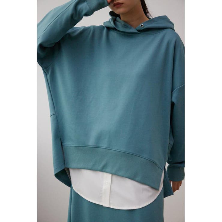 L/BLU1 | B-HEATオーバーサイズフーディー | AZUL BY MOUSSY