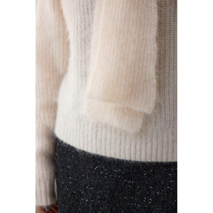 ボウタイデザインニットトップス | AZUL BY MOUSSY | 詳細画像11 