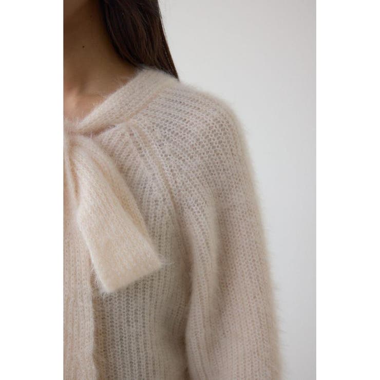 ボウタイデザインニットトップス | AZUL BY MOUSSY | 詳細画像9 