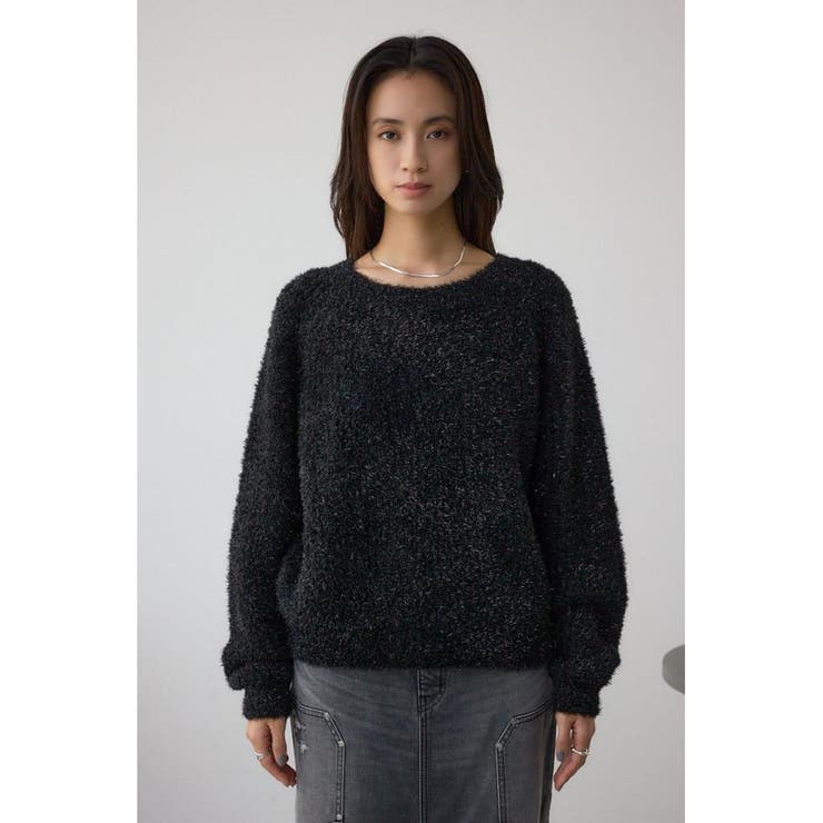 ラメシャギーニットトップス | AZUL BY MOUSSY | 詳細画像4 