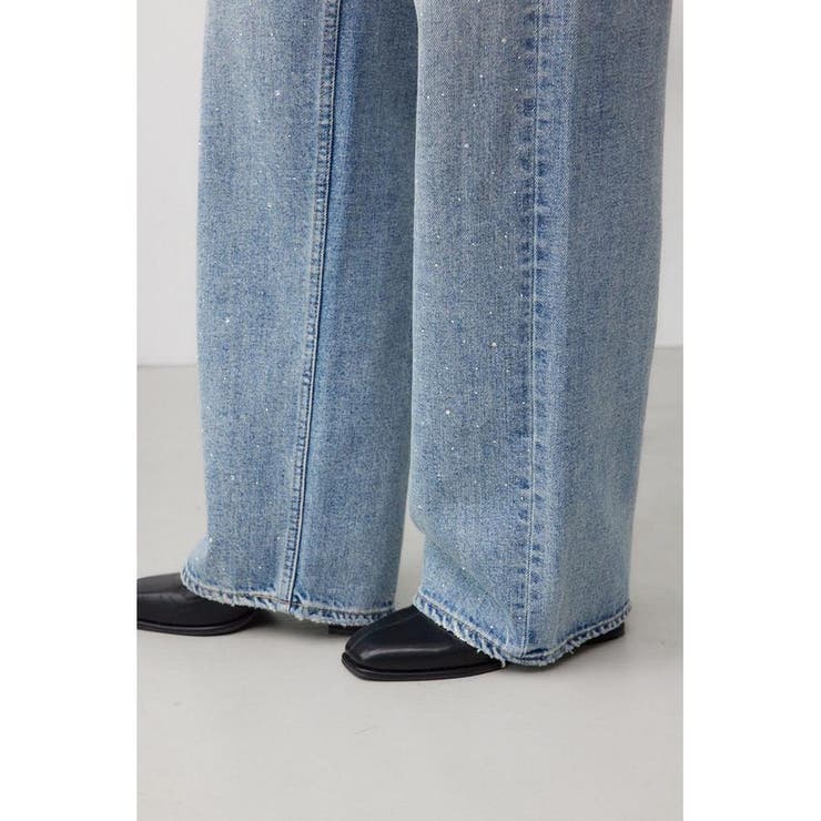 AZUL DENIM ラインストーンワイドデニム | AZUL BY MOUSSY | 詳細画像12 