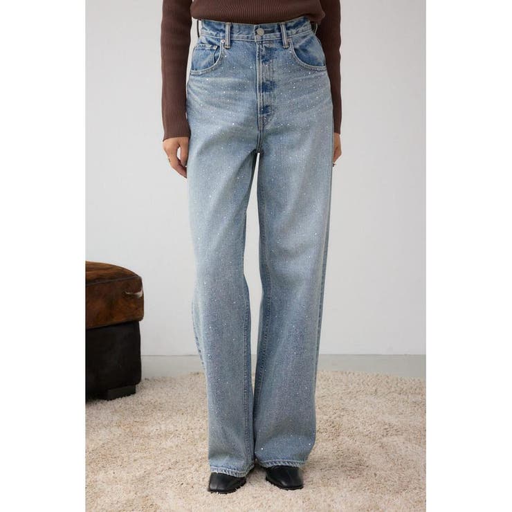 AZUL DENIM ラインストーンワイドデニム | AZUL BY MOUSSY | 詳細画像2 