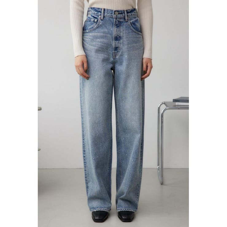 AZUL DENIM ラインストーンワイドデニム | AZUL BY MOUSSY | 詳細画像5 