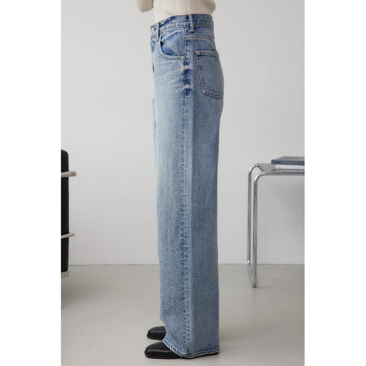 AZUL DENIM ラインストーンワイドデニム | AZUL BY MOUSSY | 詳細画像6 