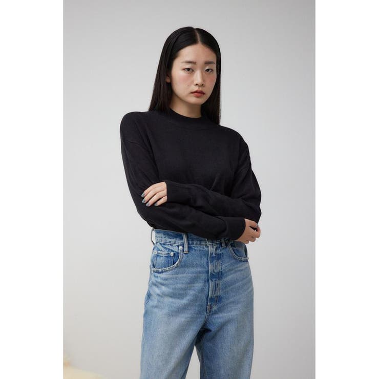 ヌーディーハイネックニットトップス | AZUL BY MOUSSY | 詳細画像3 