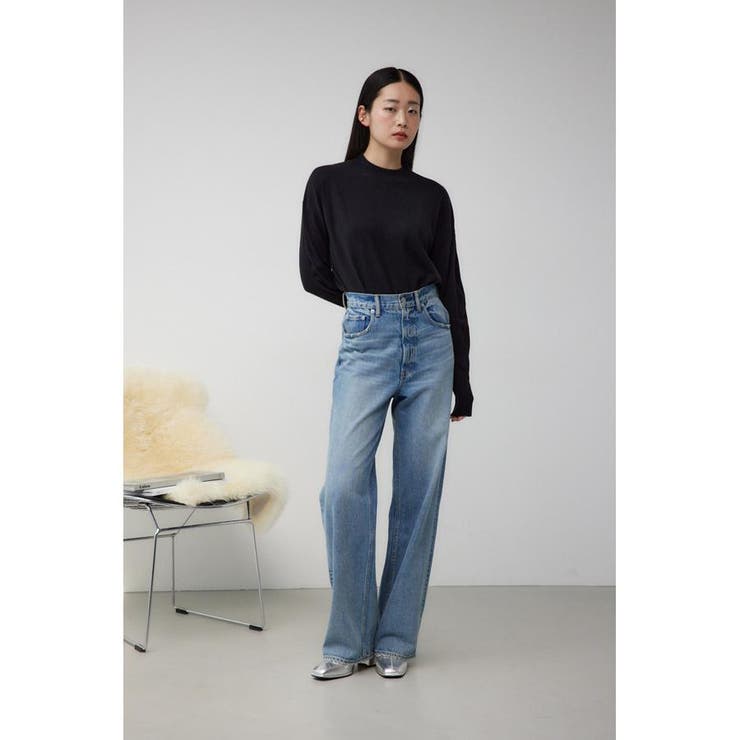 ヌーディーハイネックニットトップス | AZUL BY MOUSSY | 詳細画像4 