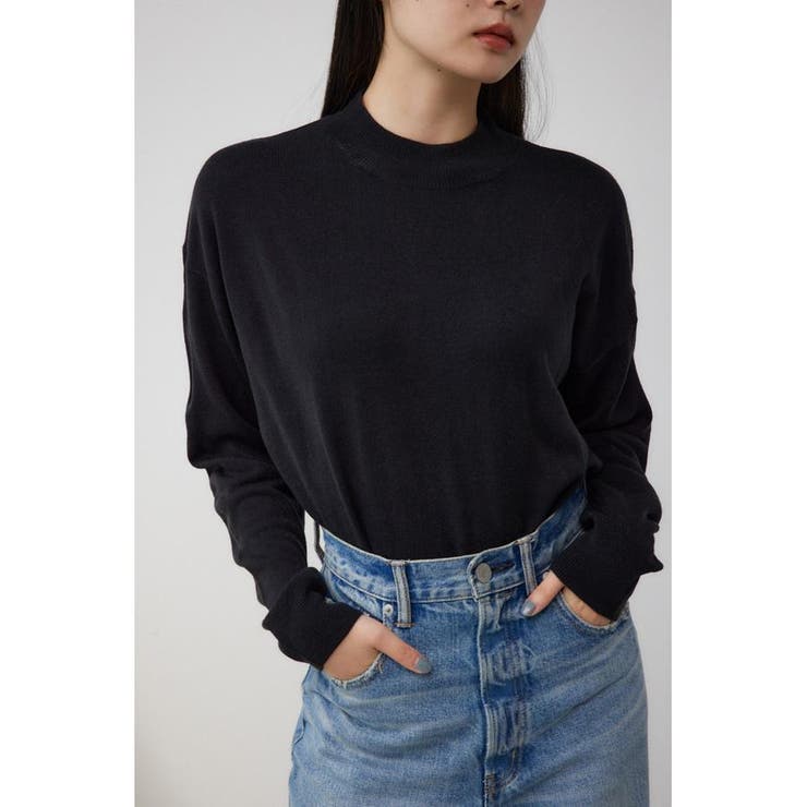 moussy 販売 ハイネック ニット