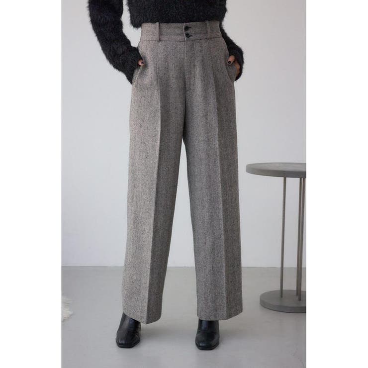 ヘリンボーンワイドパンツ | AZUL BY MOUSSY | 詳細画像2 