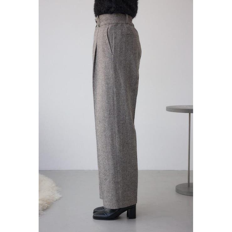 ヘリンボーンワイドパンツ | AZUL BY MOUSSY | 詳細画像6 