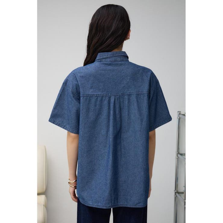 シャンブレーオーバーシャツ | AZUL BY MOUSSY | 詳細画像16