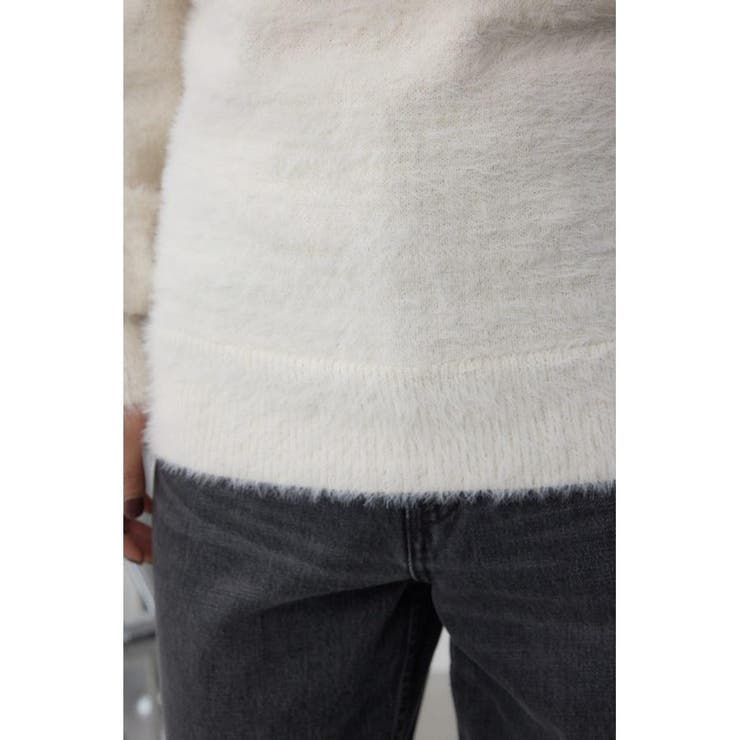 モヘヤライクオフショルダーニット | AZUL BY MOUSSY | 詳細画像12 