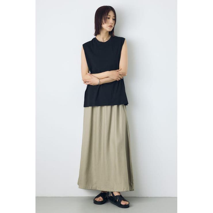 リネンブレンドバルーンシルエットスカート | AZUL BY MOUSSY | 詳細画像27 