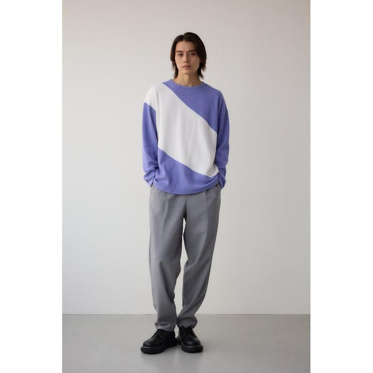 ヘビーワッフルバイカラートップス | AZUL BY MOUSSY | 詳細画像28 