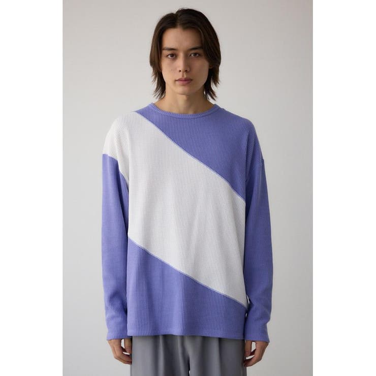 ヘビーワッフルバイカラートップス | AZUL BY MOUSSY | 詳細画像29 