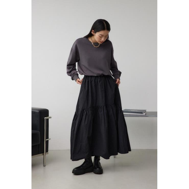 ナイロンスカートドッキングワンピース | AZUL BY MOUSSY | 詳細画像13 