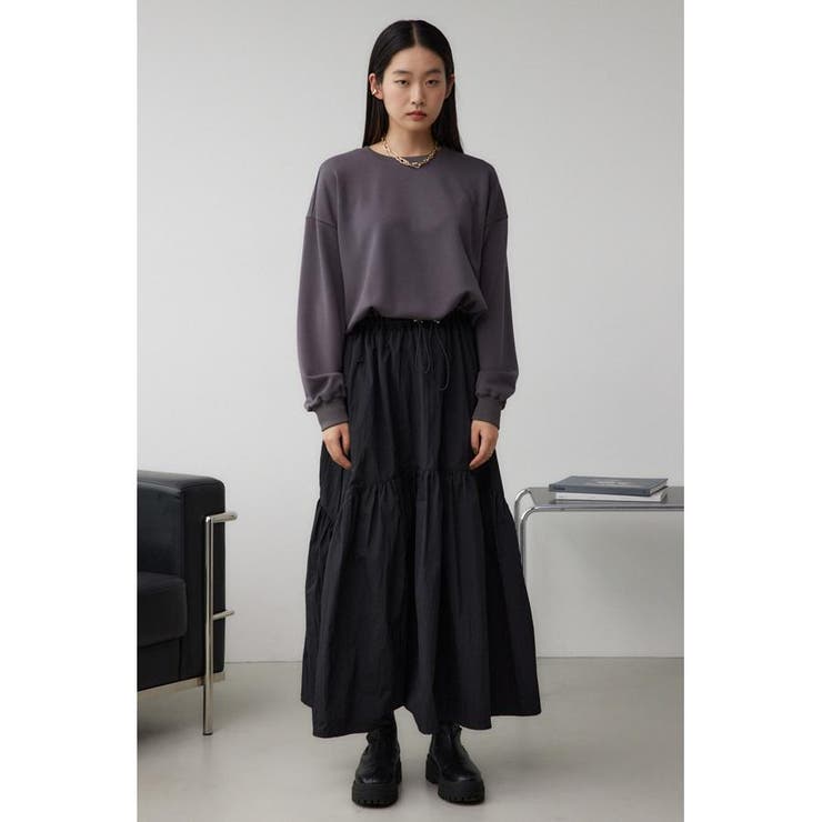 ナイロンスカートドッキングワンピース | AZUL BY MOUSSY | 詳細画像15 