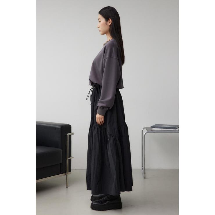 ナイロンスカートドッキングワンピース | AZUL BY MOUSSY | 詳細画像16 