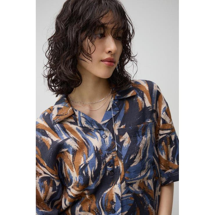 キカガクガラカイキンシャツ | AZUL BY MOUSSY | 詳細画像12 