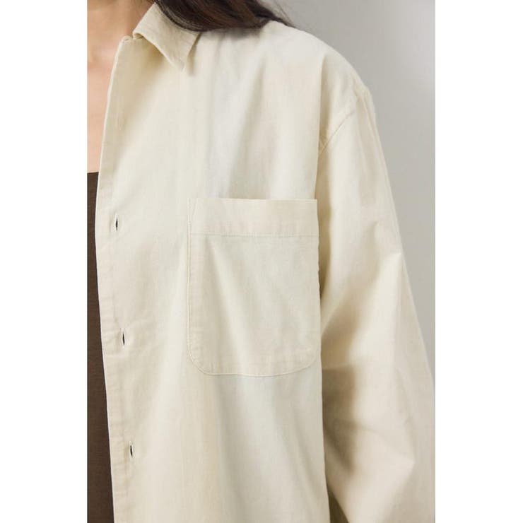 コーデュロイリラックスポケットシャツ | AZUL BY MOUSSY | 詳細画像9 