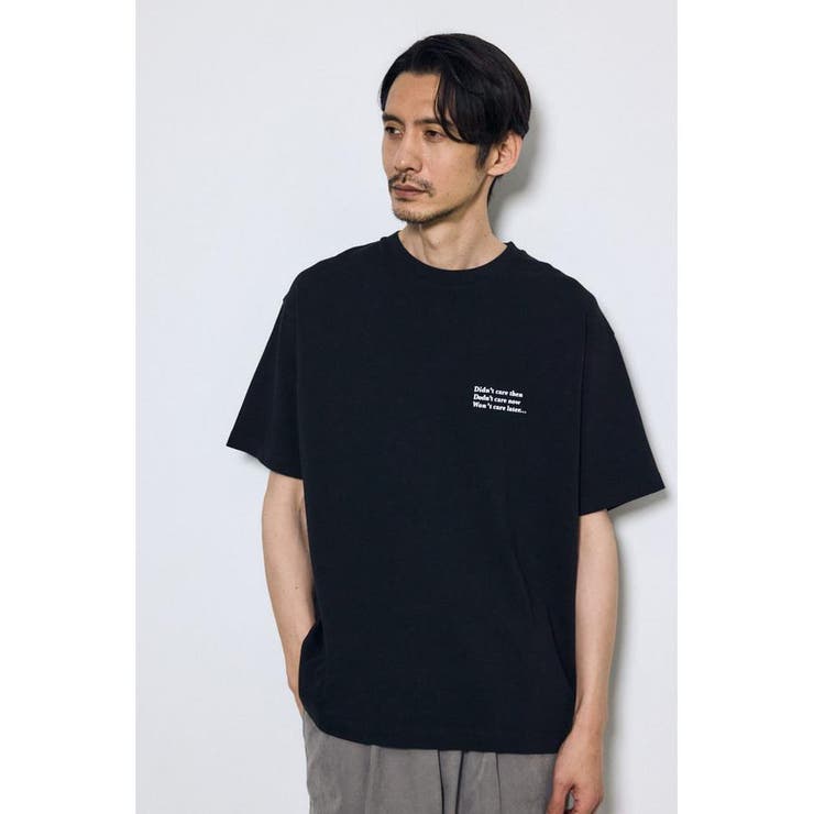 引き揃え天竺バックメッセージロゴTシャツ | AZUL BY MOUSSY | 詳細画像13 