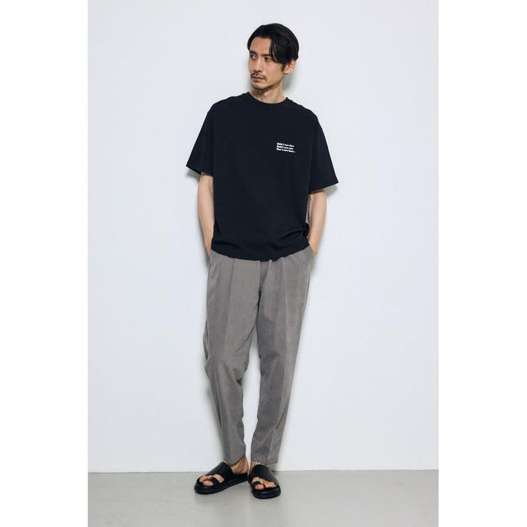 引き揃え天竺バックメッセージロゴTシャツ | AZUL BY MOUSSY | 詳細画像14 