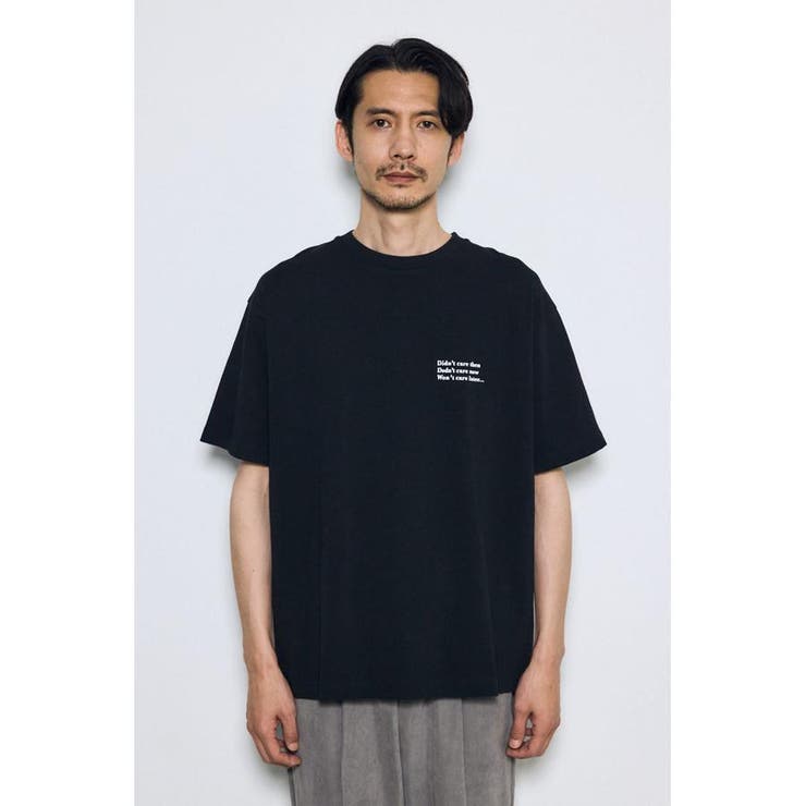 引き揃え天竺バックメッセージロゴTシャツ | AZUL BY MOUSSY | 詳細画像16 