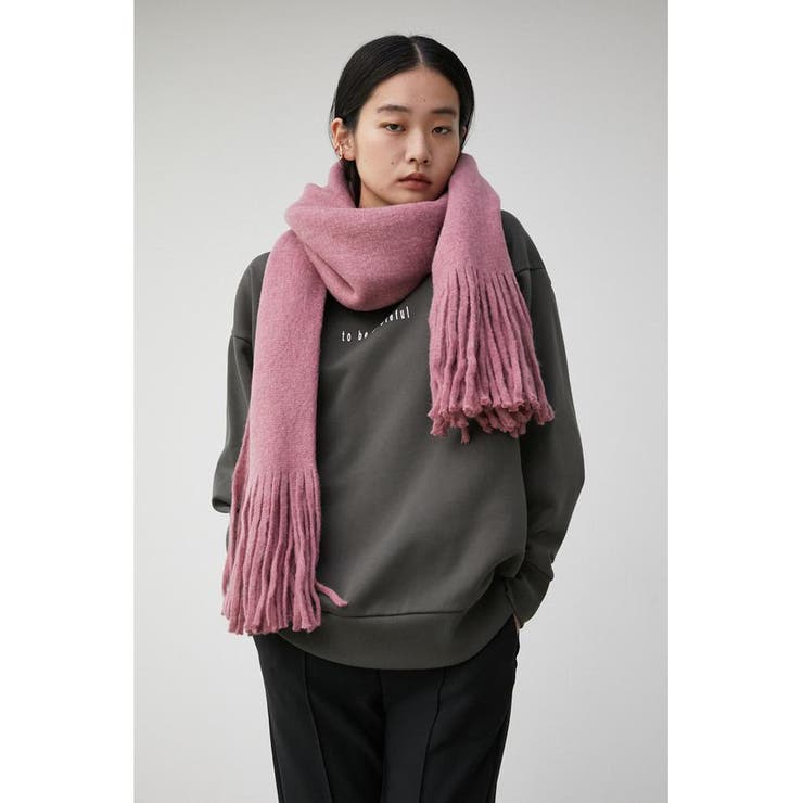 KNIT FRINGE STOLE[品番：AZLW0020334]｜AZUL BY MOUSSY（アズールバイ