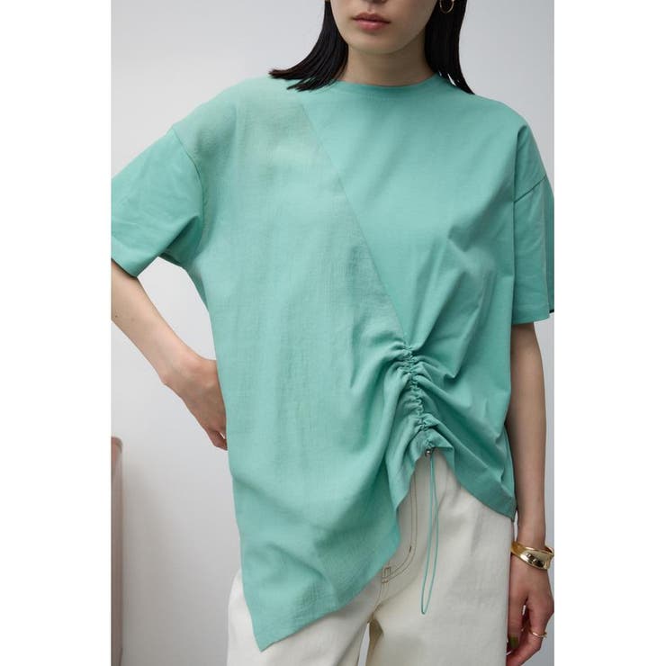 L/GRN1 | ドロストデザインカットトップス | AZUL BY MOUSSY