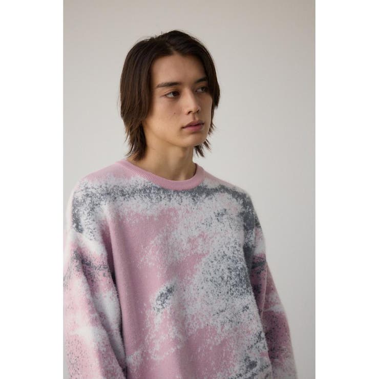 フォトジャガードニット[品番：AZLW0023029]｜AZUL BY MOUSSY