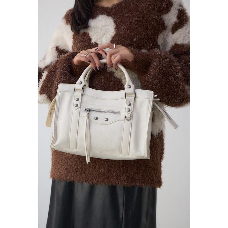 フェイクレザーハンドバッグ | AZUL BY MOUSSY | 詳細画像1 