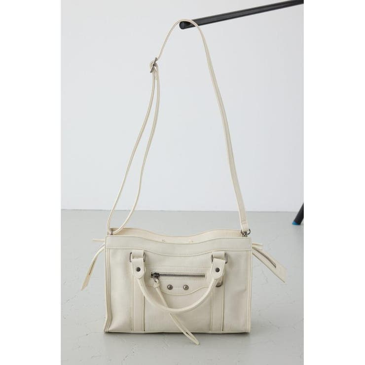 フェイクレザーハンドバッグ | AZUL BY MOUSSY | 詳細画像4 